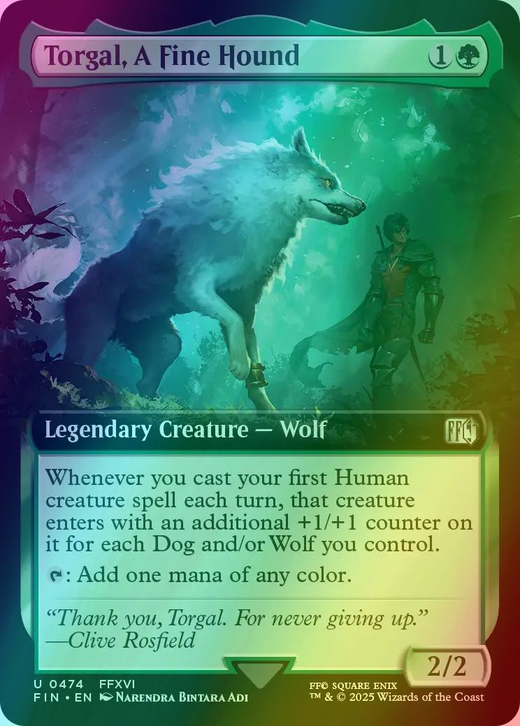 Torgal, A Fine Hound [474] [Extended Art] [FINAL FANTASY] [Foil] – Face to  Face Games