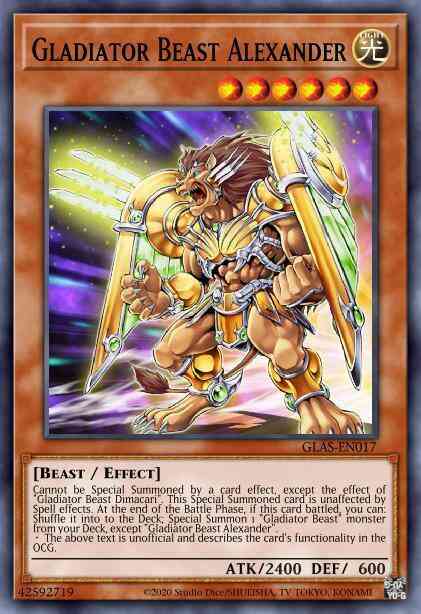 Gladiator Beast Alexander - GLAS-EN017 - Super Rare - Unlimited