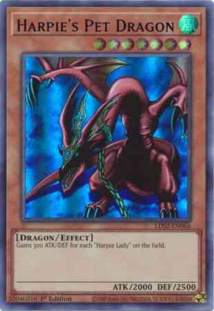 Harpie's Pet Dragon (Purple) - LDS2-EN066 - Ultra Rare - 1st Edition
