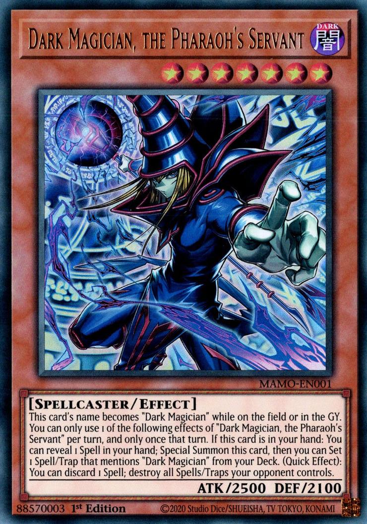 Dark Magician, the Pharaoh's Servant - MAMO-EN001 - Ultra Rare - 1st Edition