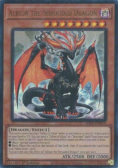 Albion the Shrouded Dragon - RA05-EN019 - Ultra Rare - 1st Edition
