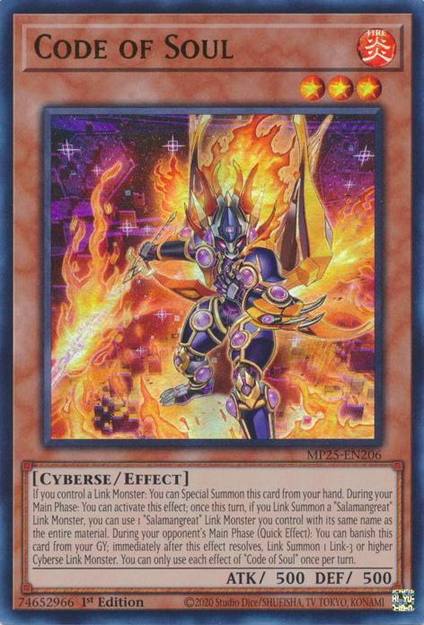 Code of Soul - MP25-EN206 - Ultra Rare - 1st Edition