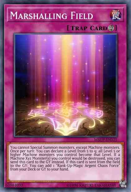 Marshalling Field - WSUP-EN025 - Prismatic Secret Rare - 1st Edition
