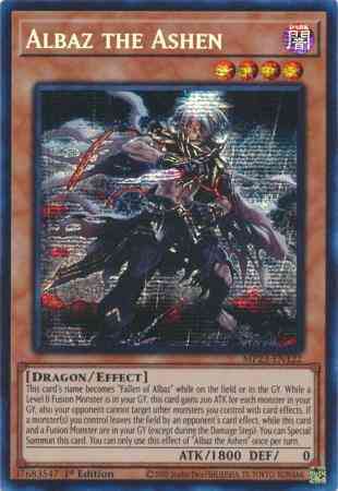 Albaz the Ashen - MP23-EN122 - Prismatic Secret Rare - 1st Edition
