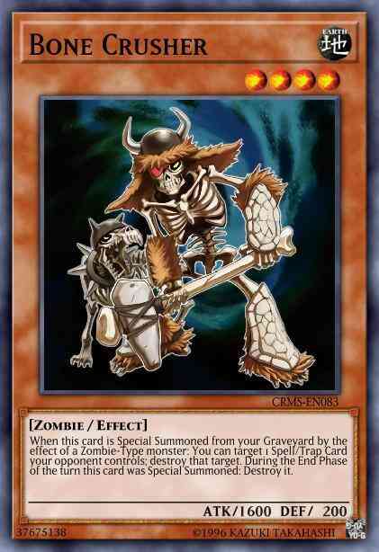 Bone Crusher - CRMS-EN083 - Ultra Rare - 1st Edition