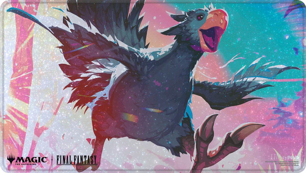 Ultra Pro MTG Premium Holofoil Playmat - FINAL FANTASY - Traveling Chocobo - Black