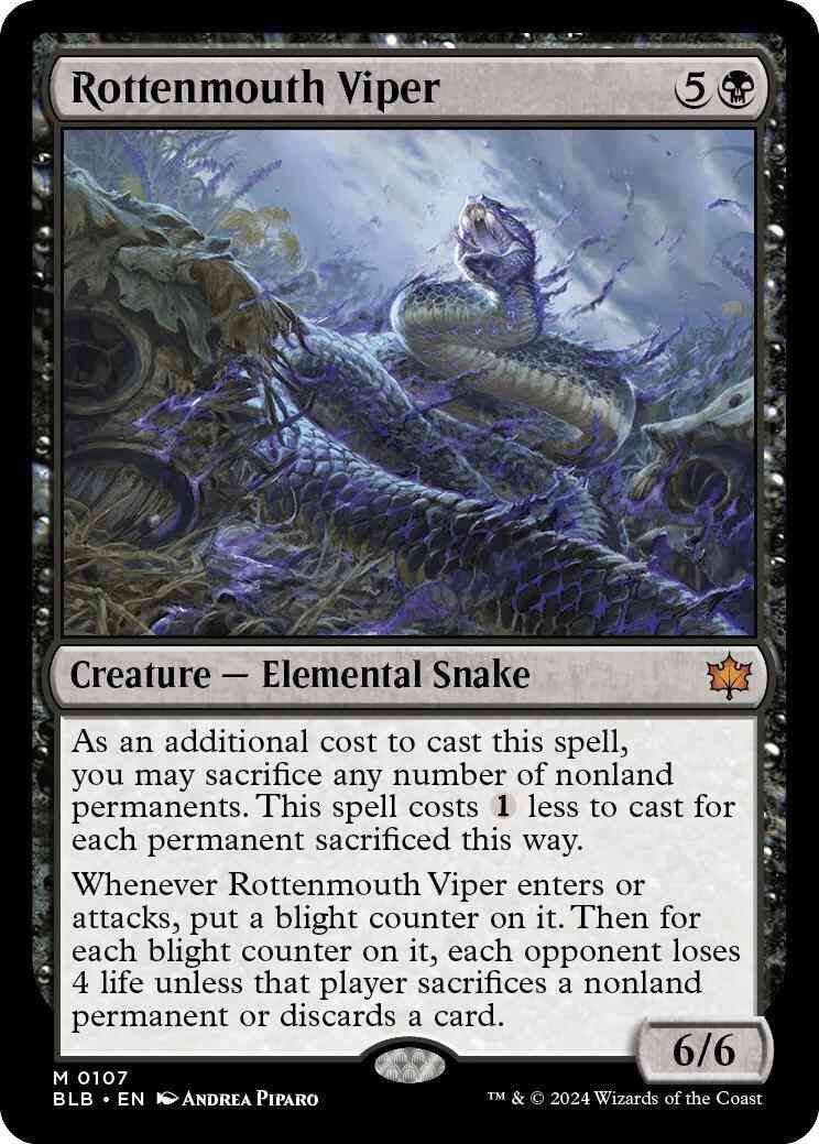Rottenmouth Viper [107] [Bloomburrow] [Non-Foil] – Face to Face Games