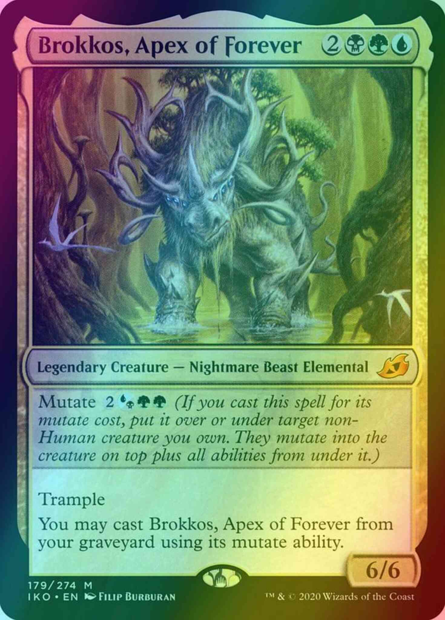Brokkos, Apex of Forever [179] [Ikoria: Lair of Behemoths] [Foil