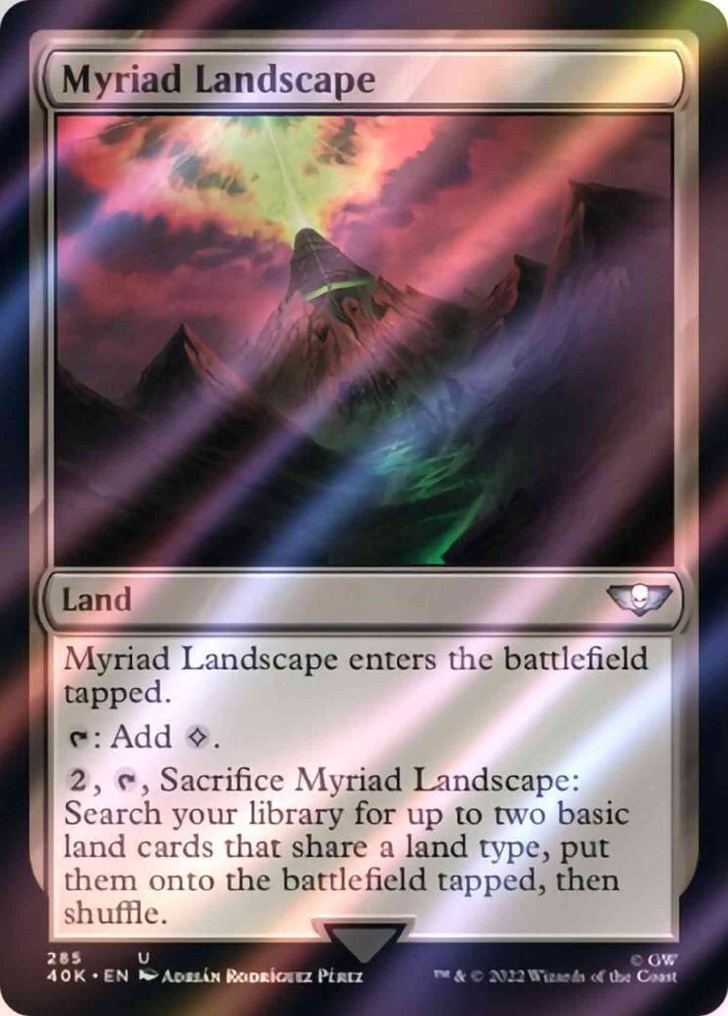 Myriad Landscape [285] [Universes Beyond: Warhammer 40,000] [Surge Foil] –  Face to Face Games