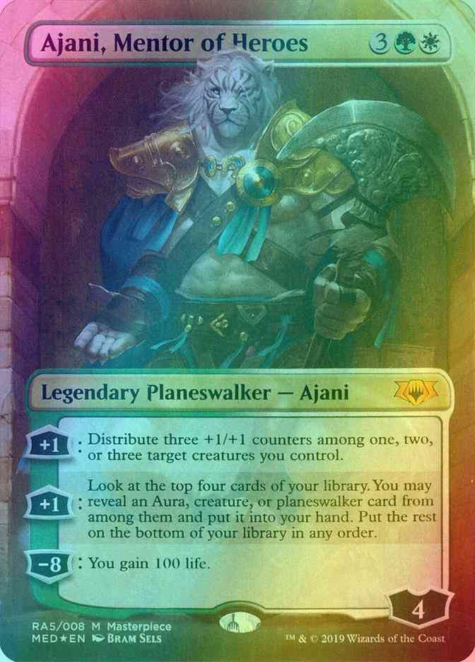 Ajani, Mentor of Heroes [RA5] [Mythic Edition] [Foil] – Face to Face Games