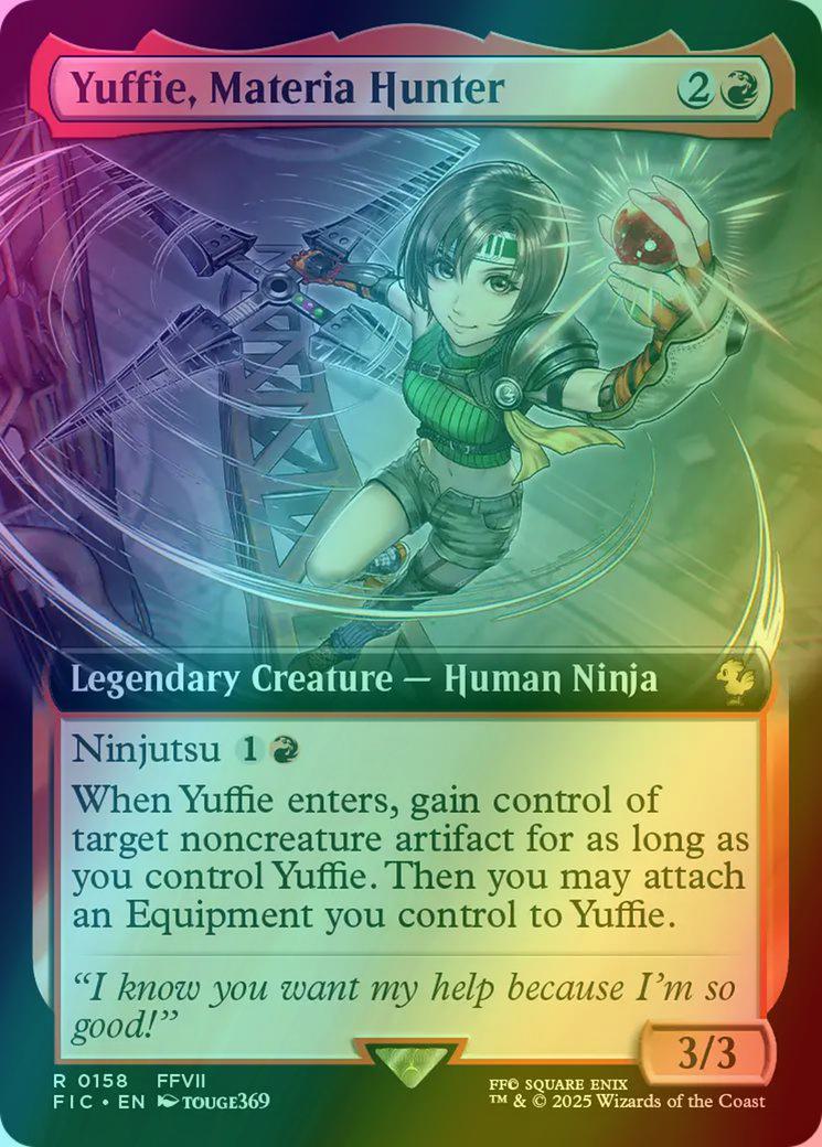 final fantasy mtg yuffie MTG Foil Playmat: Final Fantasy