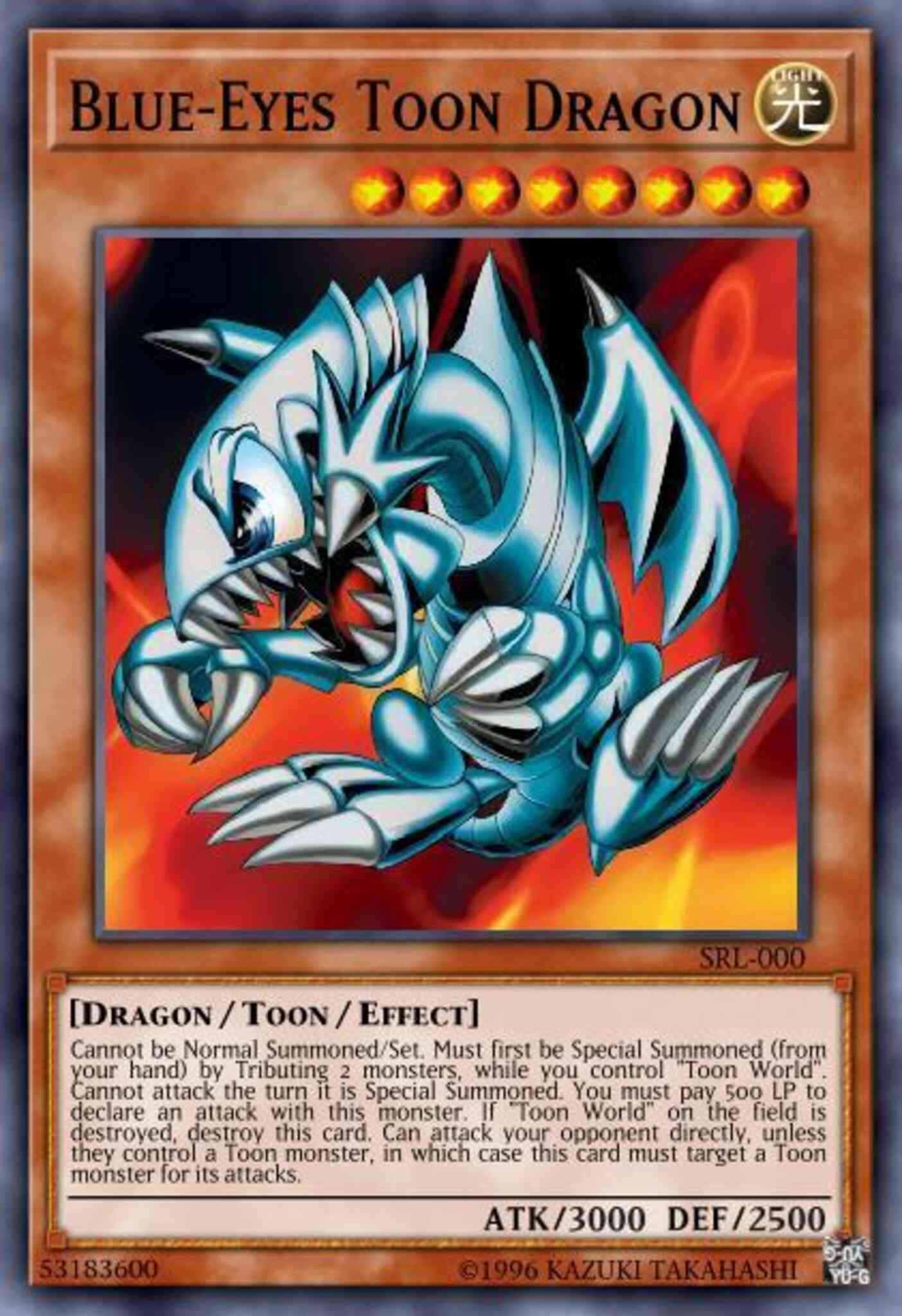 Blue-Eyes Toon Dragon - MRL-000 - Secret Rare - Unlimited