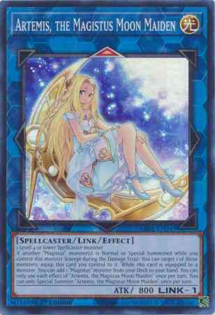 Artemis, the Magistus Moon Maiden - RA01-EN049 - Super Rare - 1st Edition