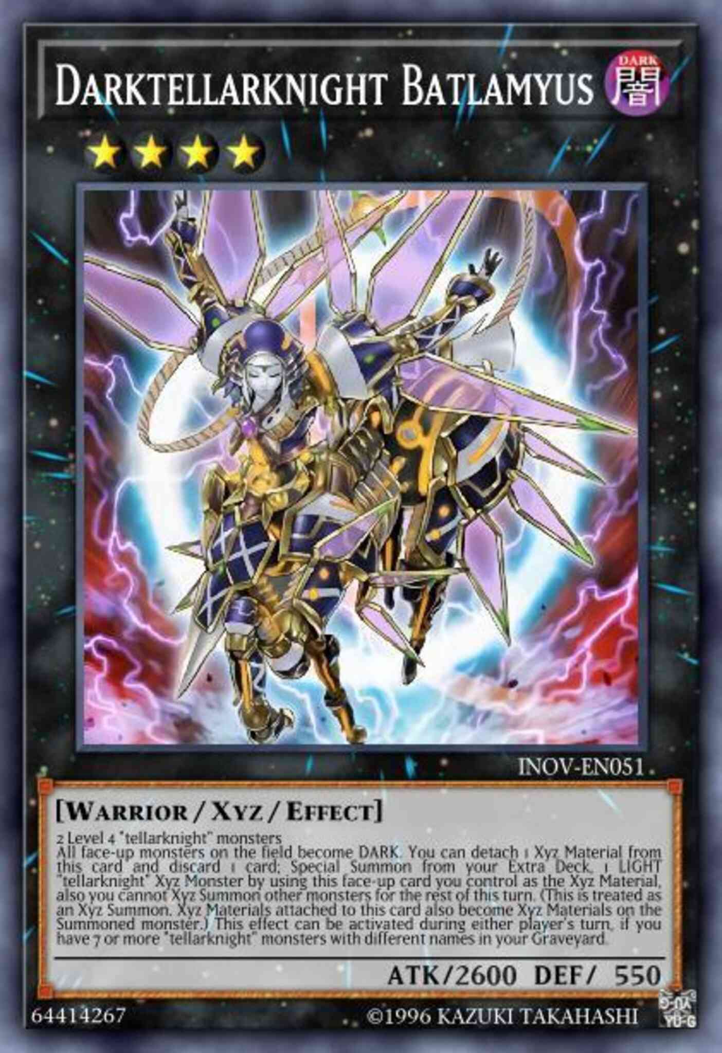 Darktellarknight Batlamyus - INOV-EN051 - Ultra Rare - 1st Edition