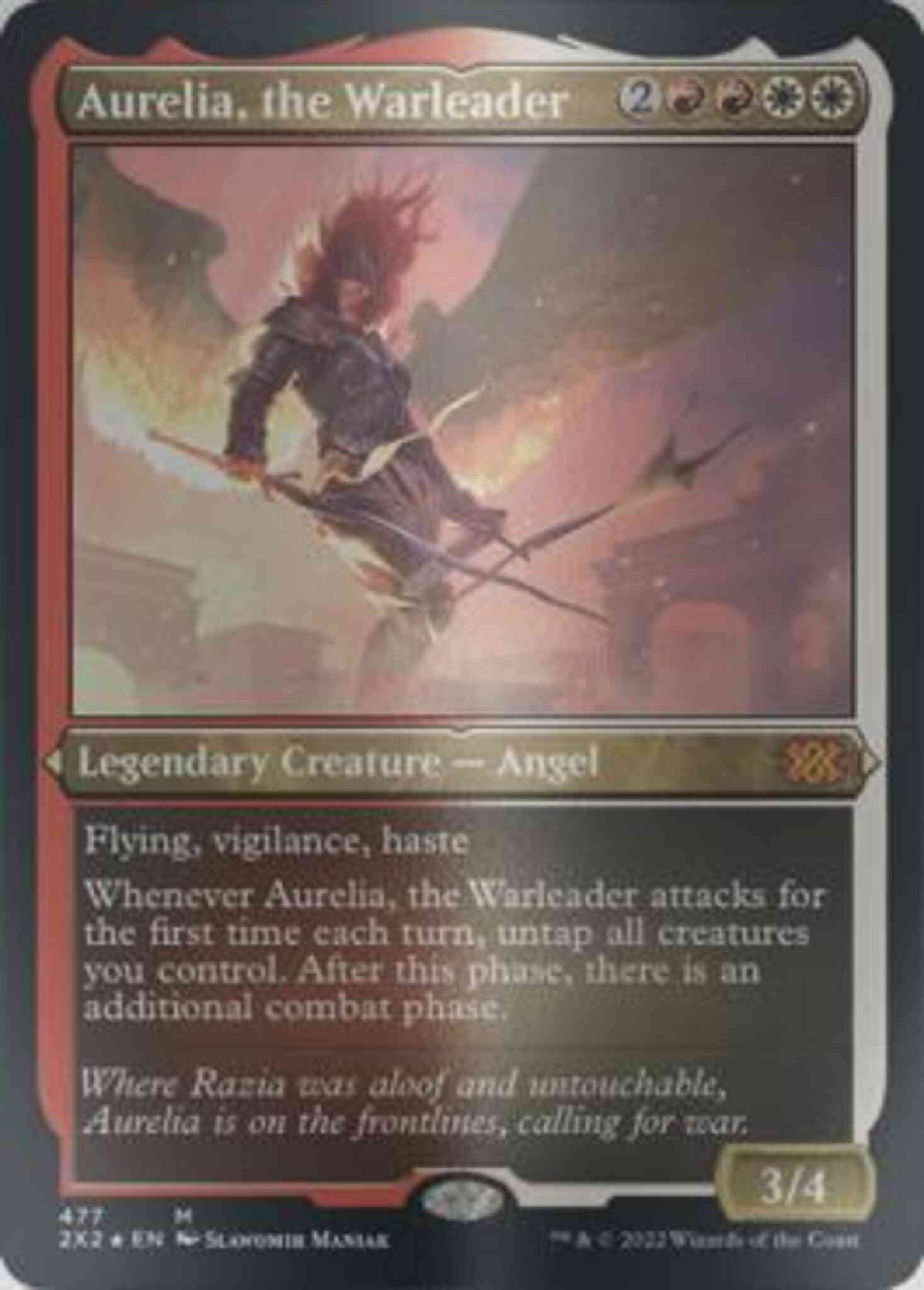 aurelia mtg cards Aurelia, the Warleader [477] [Double Masters 2022] [Etched Foil] – Face to  Face Games