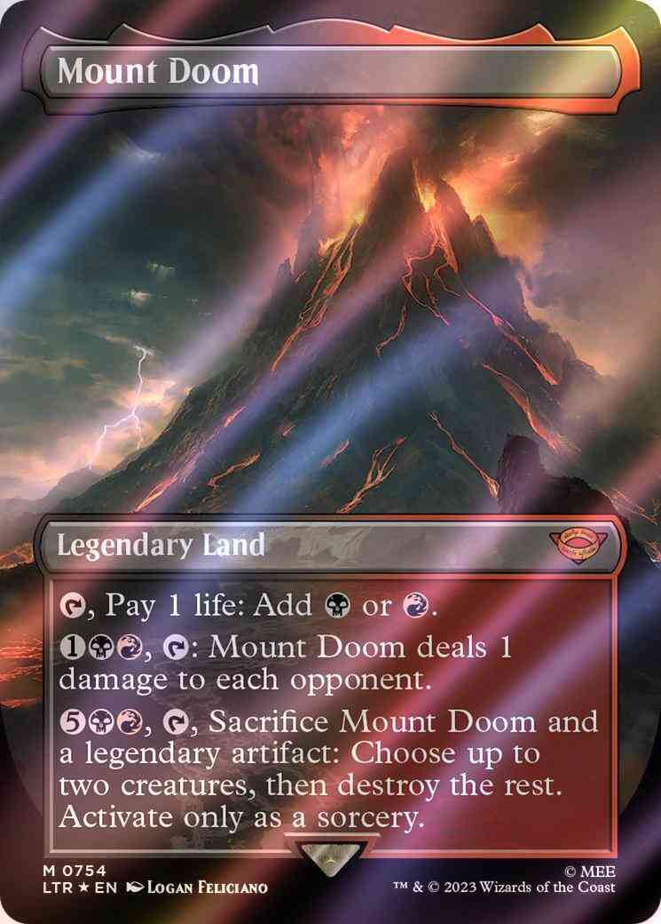Mount Doom [754] [Borderless] [The Lord of the Rings: Tales of