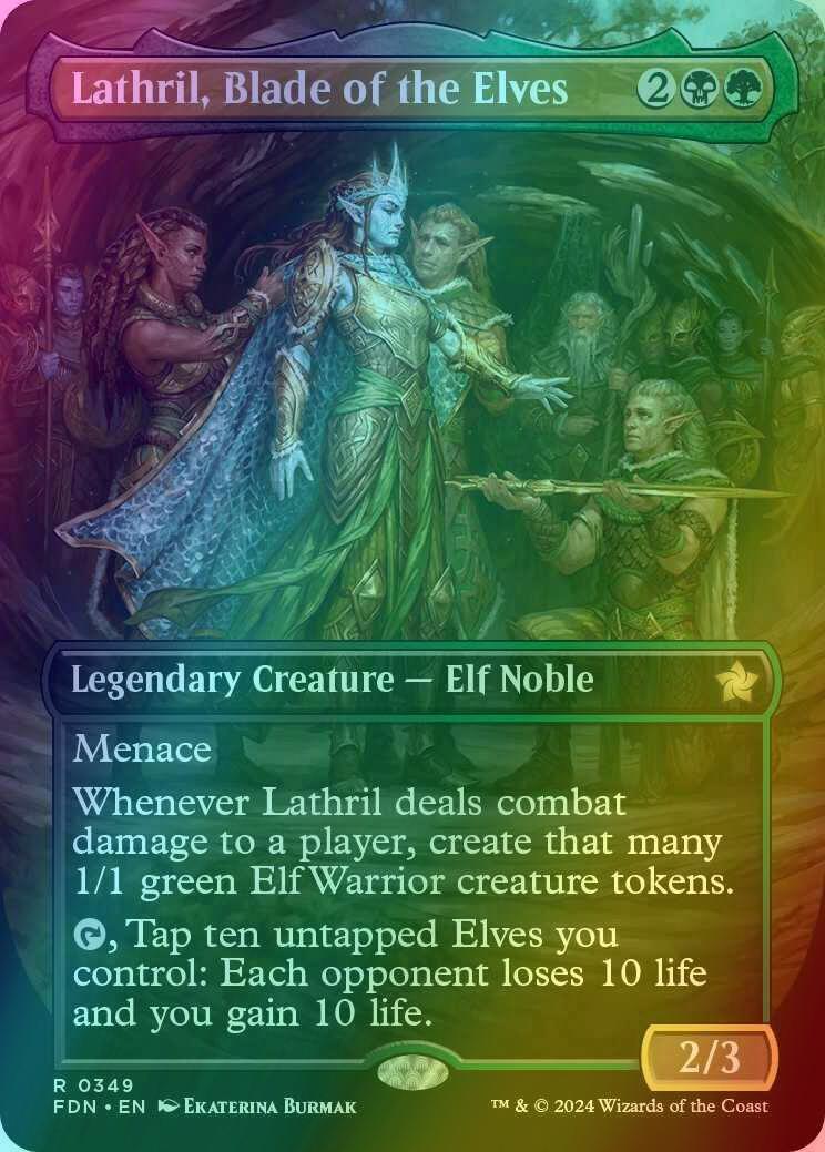 mtg foundations elf cards Magic The Gathering - Foundations - Llanowar Elves