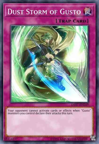 Dust Storm of Gusto - HA07-EN029 - Super Rare - 1st Edition