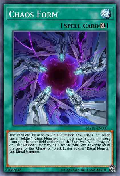 Chaos Form - MVP1-EN008 - Ultra Rare - 1st Edition