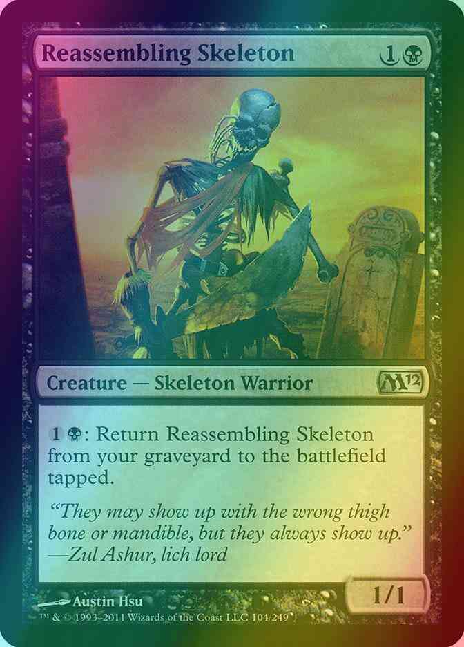 mtg cards like reassembling skeleton [104] [Magic 2012] [Foil] – Face to Face Games Qty:Single Booster Pack cartas raras Final Fantasy VII —Zul Ashur You may hate Magic