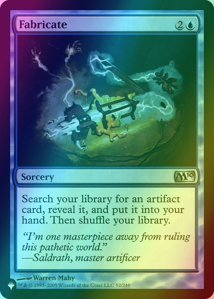 Fabricate [M10-52] [The List] [Foil] – Face to Face Games