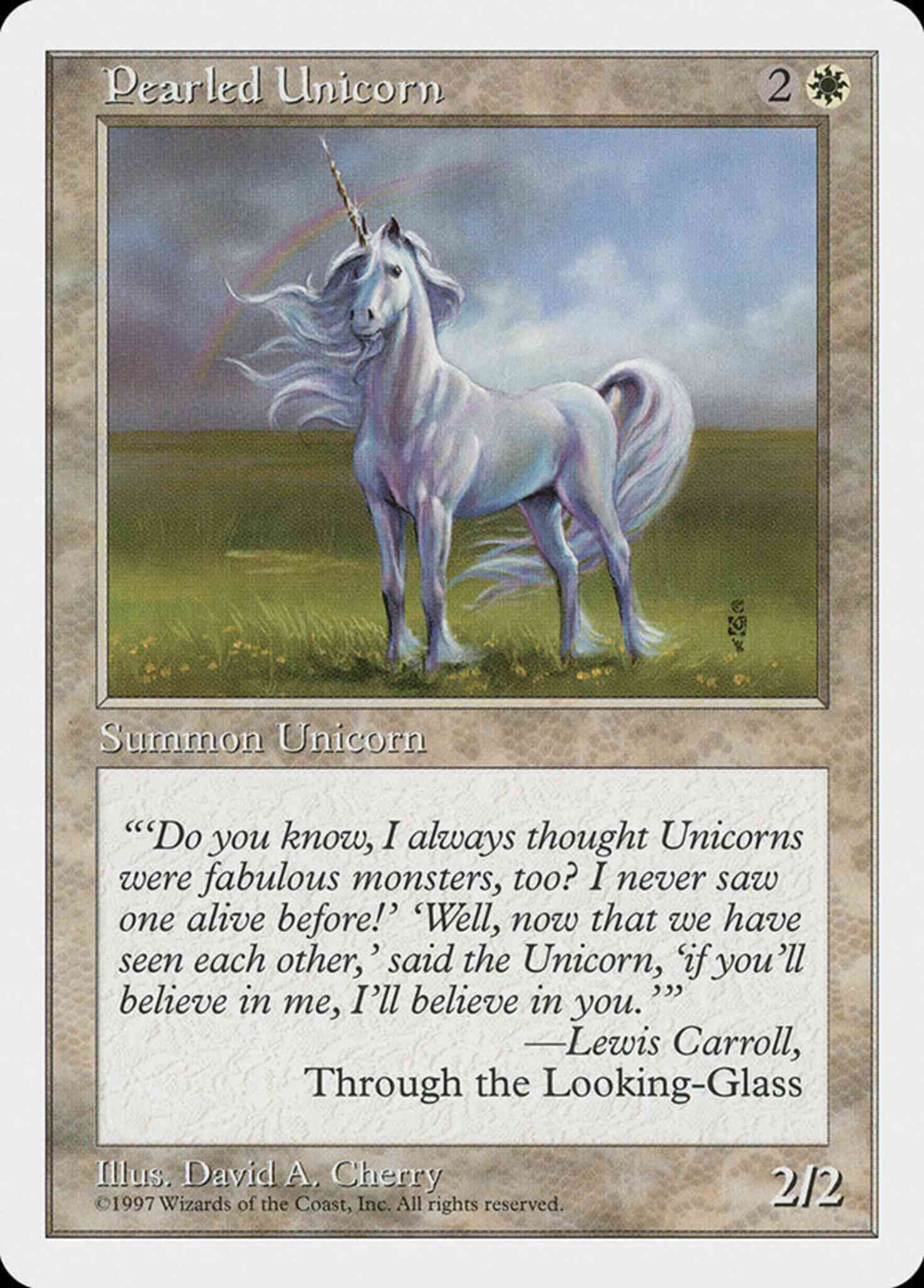 Pearled Unicorn [50] [Fifth Edition] [Non-Foil] – Face to Face Games