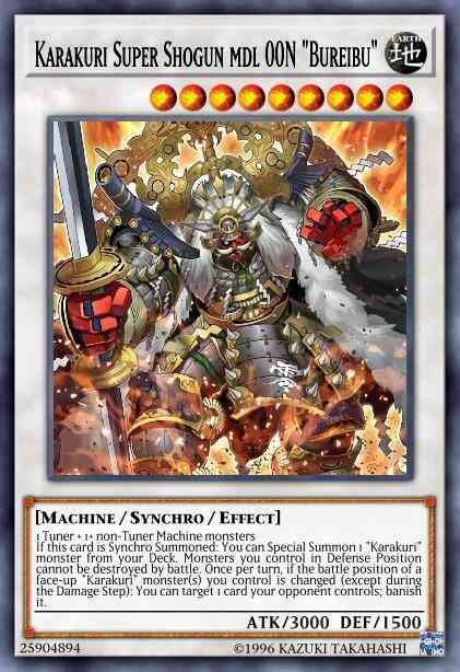 Karakuri Super Shogun mdl 00N "Bureibu" - IGAS-EN043 - Super Rare - 1st Edition