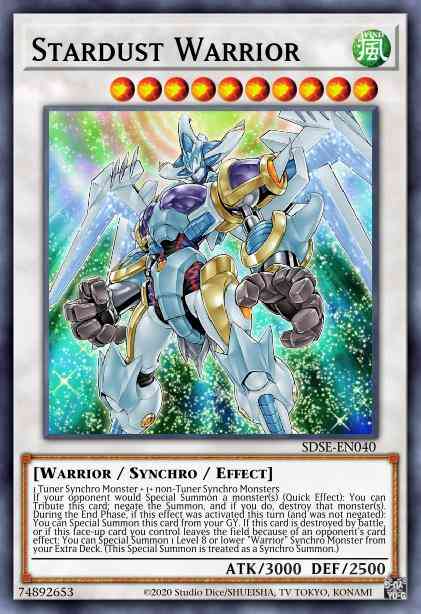 Stardust Warrior - SDSE-EN040 - Ultra Rare - 1st Edition