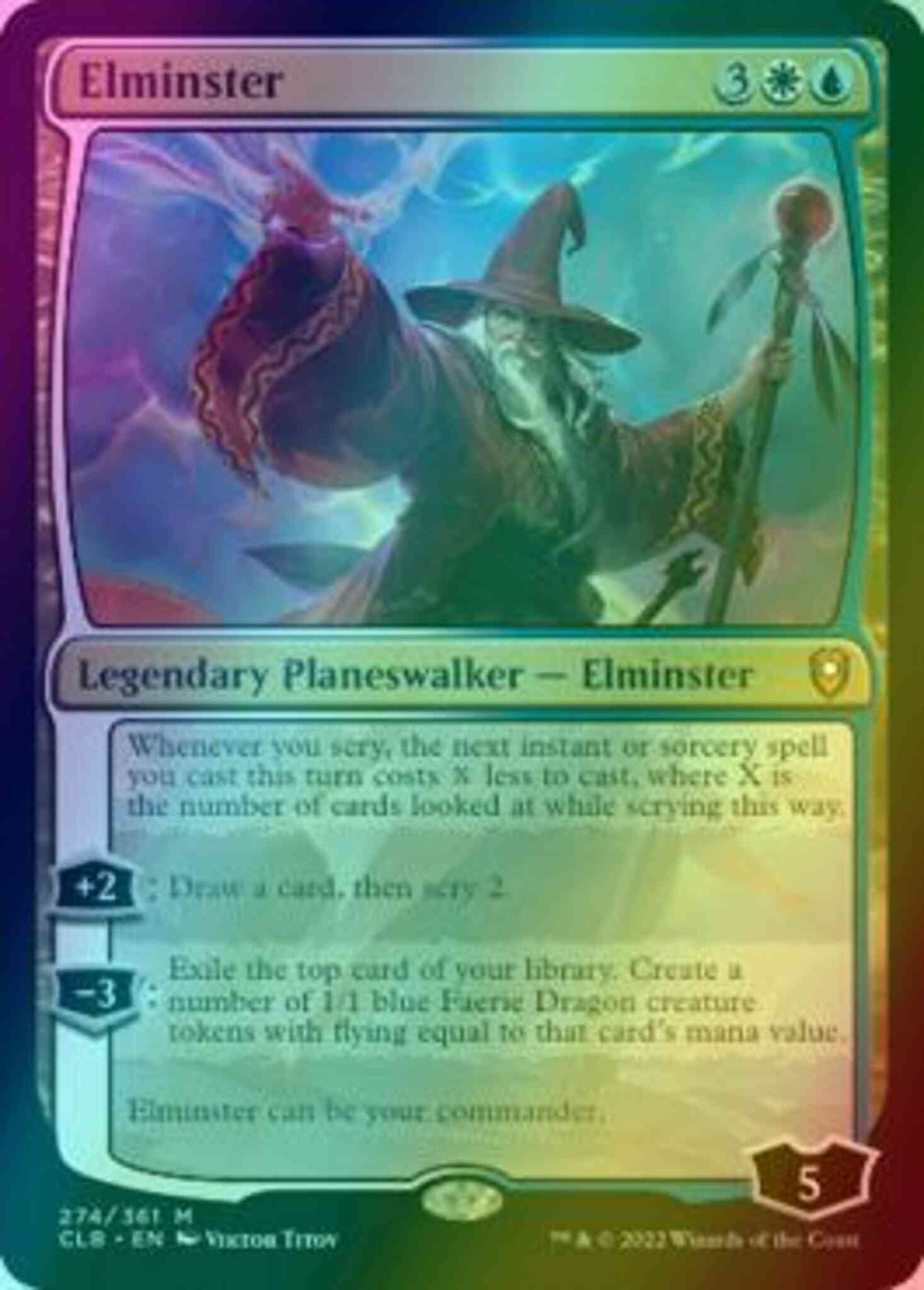 Elminster [274] [Commander Legends: Battle for Baldur's Gate] [Foil] – Face  to Face Games