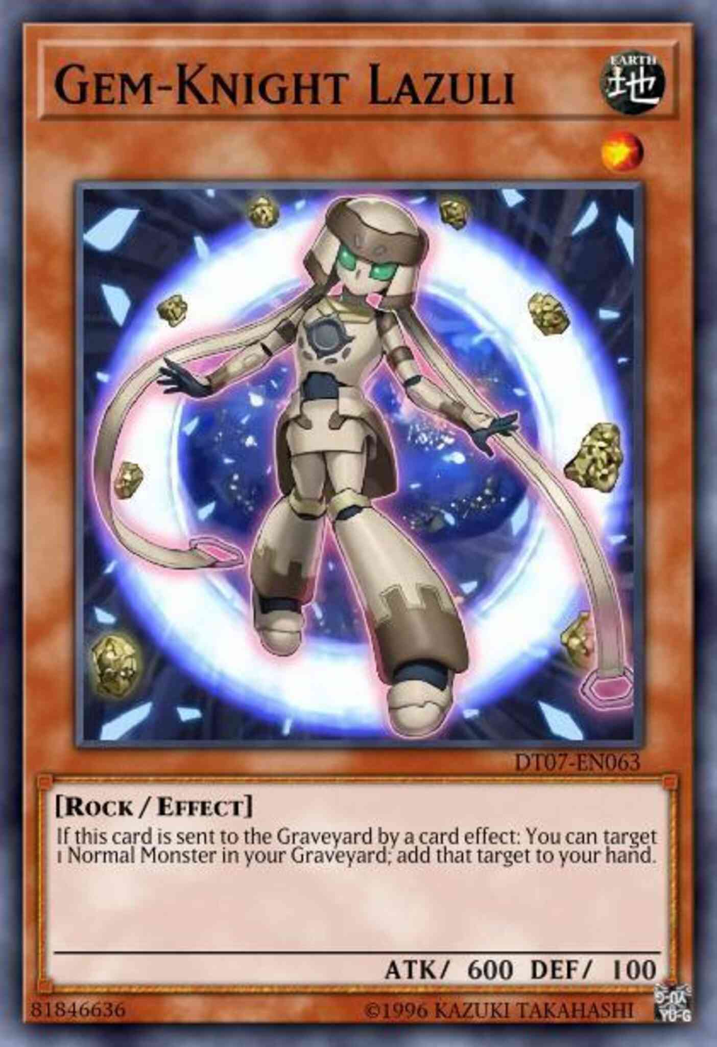 Gem-Knight Lazuli - HA07-EN039 - Super Rare - 1st Edition