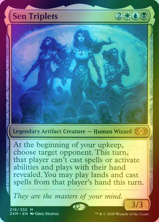 sen triplets mtg commander deck Sen Triplets [218] [Double Masters] [Foil] – Face to Face Games
