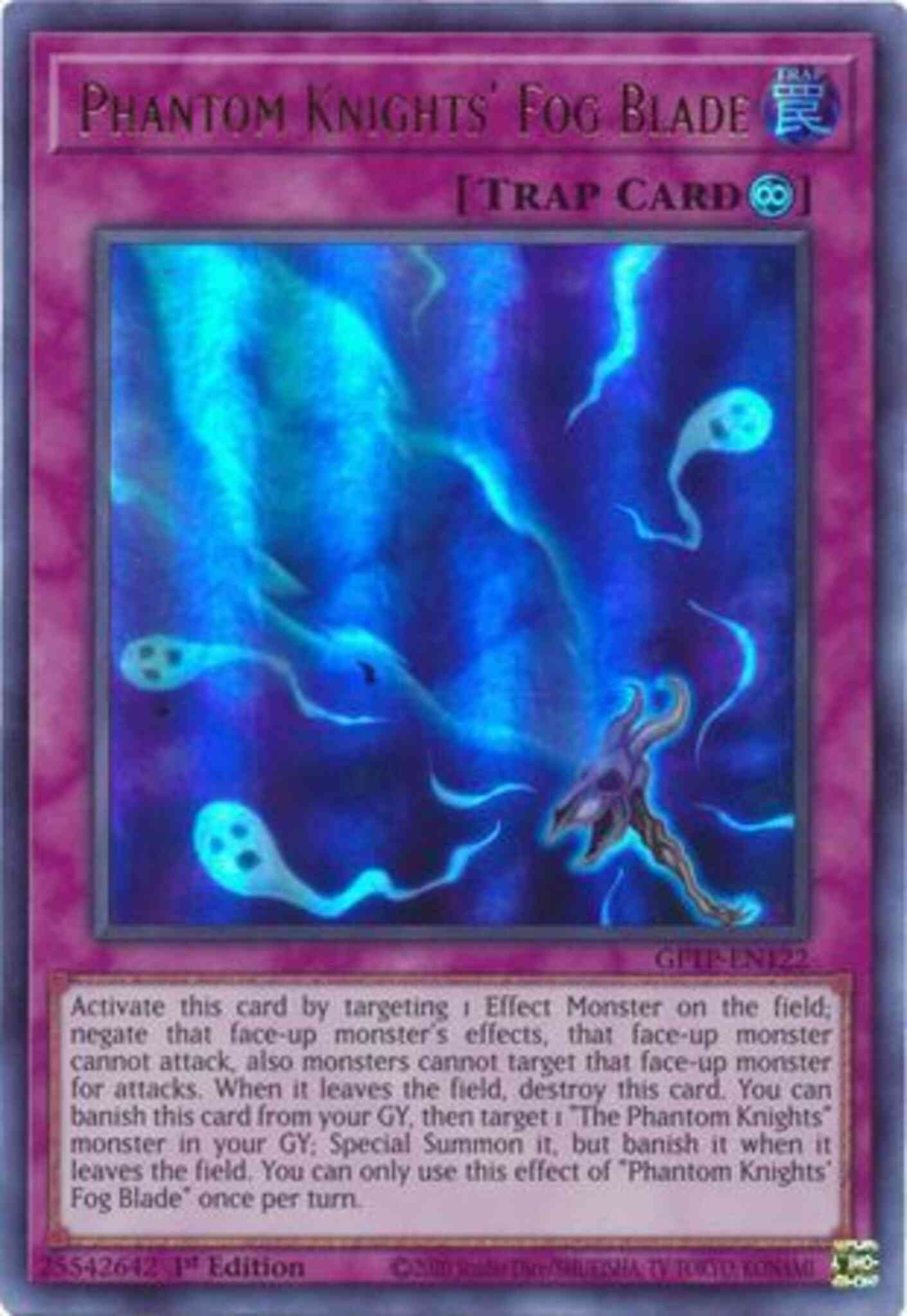 Phantom Knights' Fog Blade - GFTP-EN122 - Ultra Rare - 1st Edition