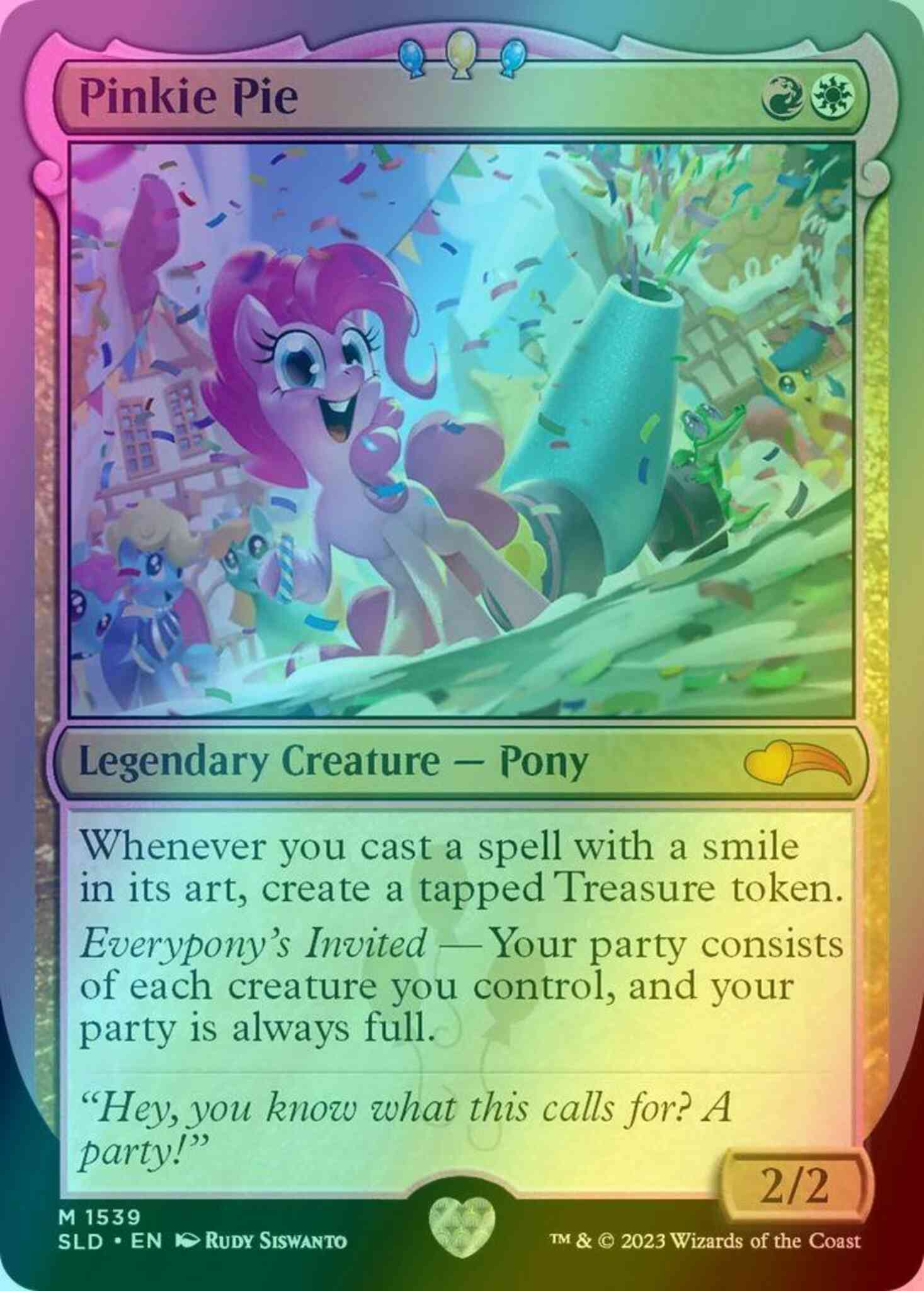 Pinkie Pie [1539] [Ponies: The Galloping 2] [Secret Lair Drop] [Foil] –  Face to Face Games