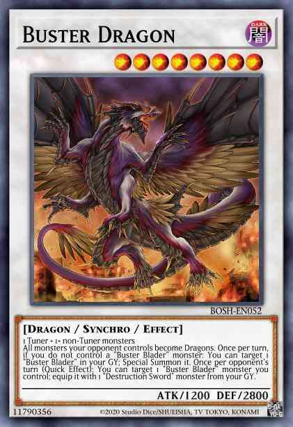 Buster Dragon - BOSH-EN052 - Ultra Rare - 1st Edition