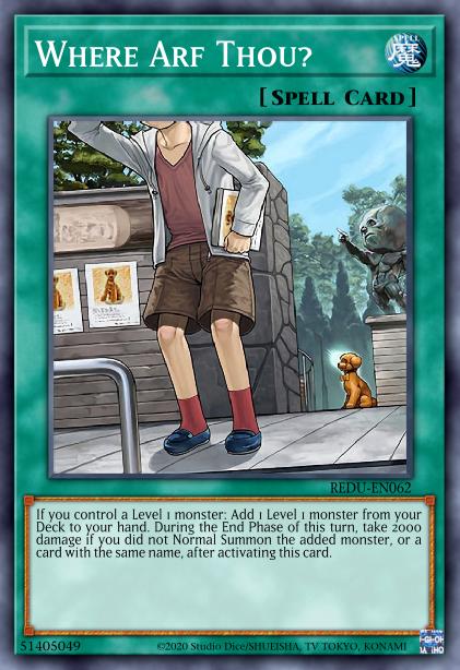 Where Arf Thou? - SDCL-EN031 - Common - 1st Edition