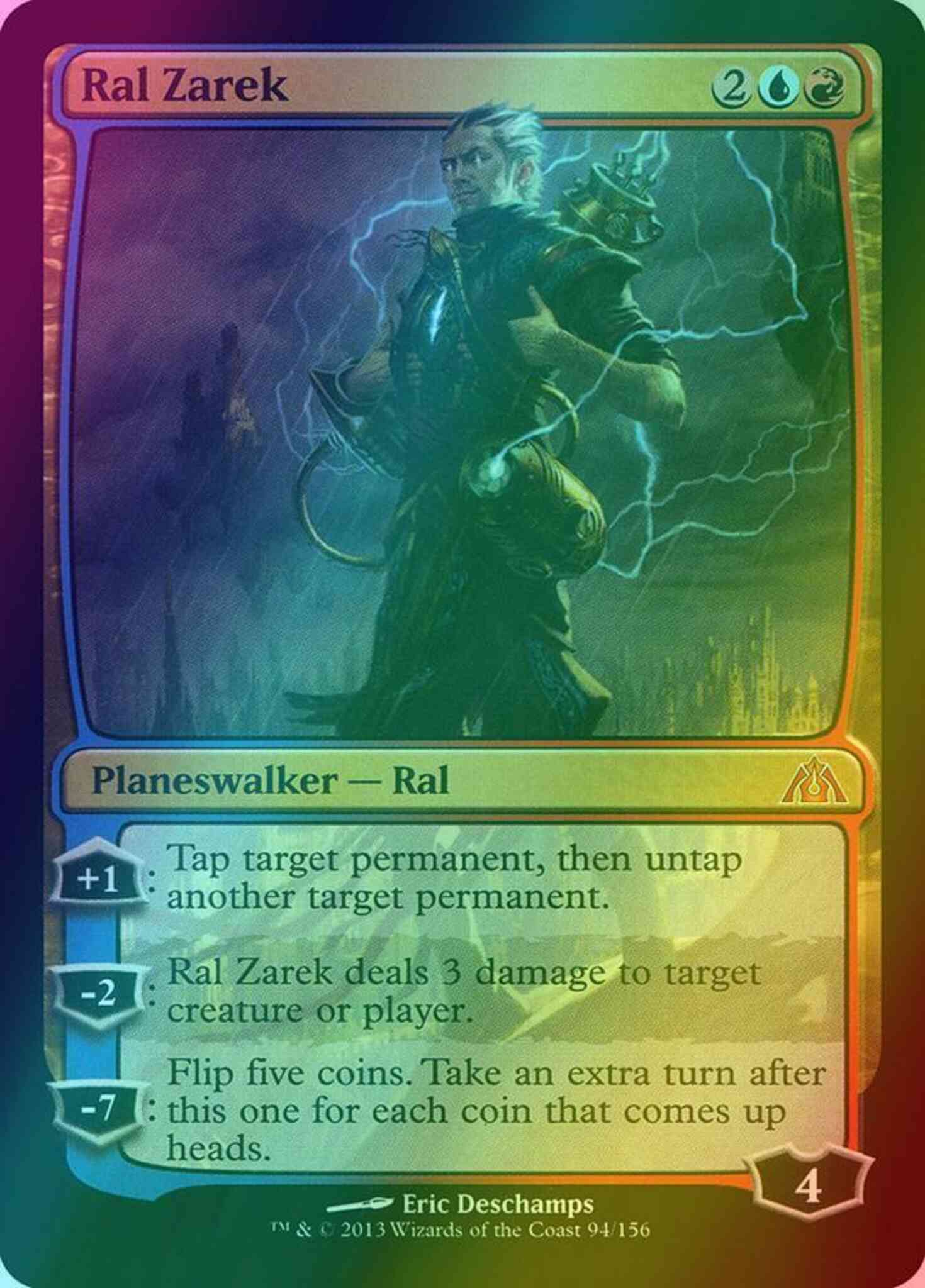 ral zarek card sleeves Ral Zarek [94] [Dragon's Maze] [Foil] – Face to Face Games