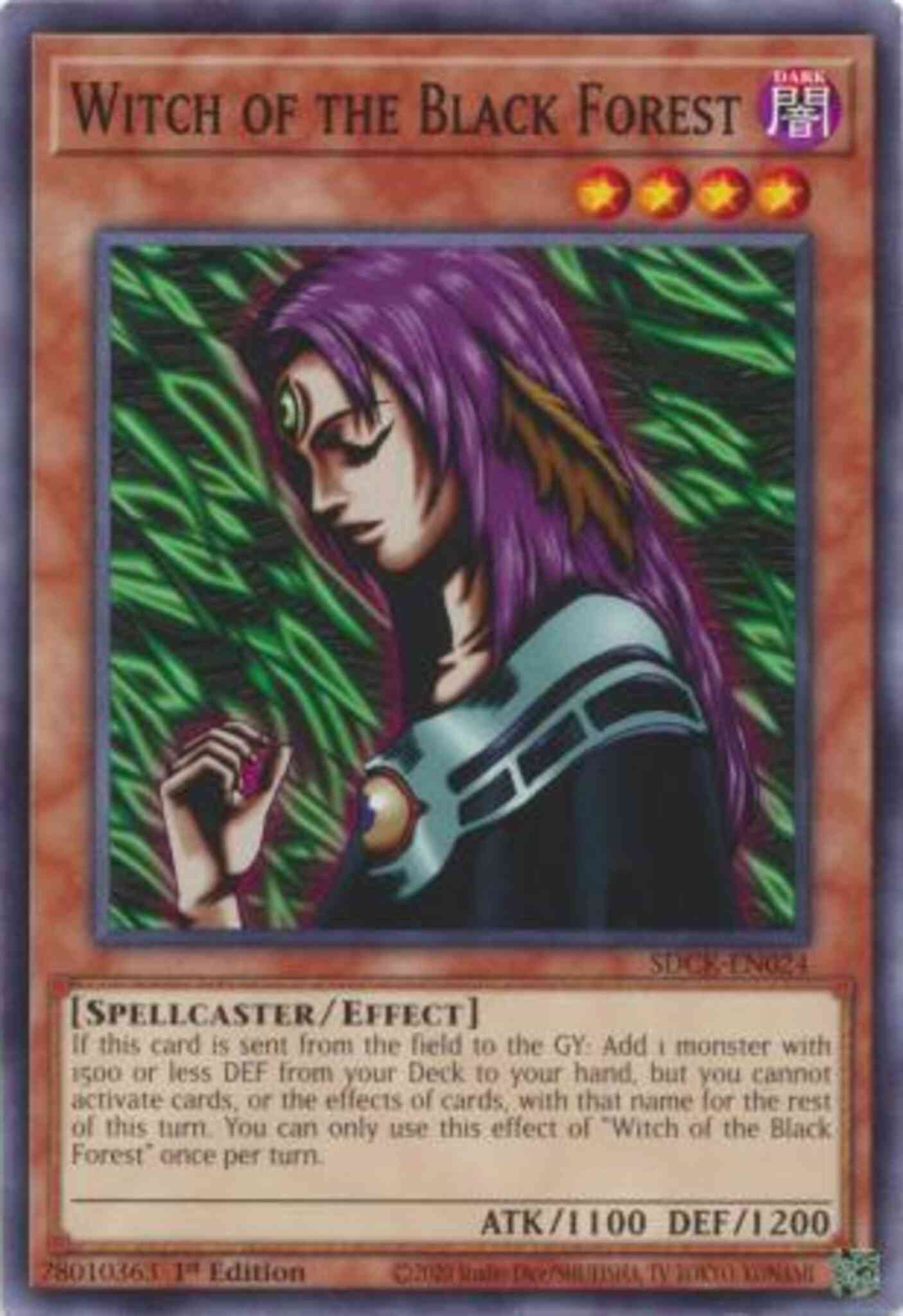 Witch of the Black Forest - SDCK-EN024 - Common - 1st Edition
