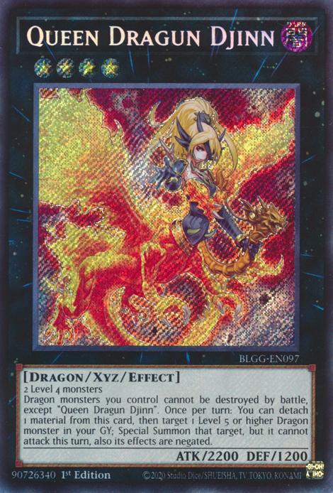 Queen Dragun Djinn - BLGG-EN097 - Secret Rare - 1st Edition