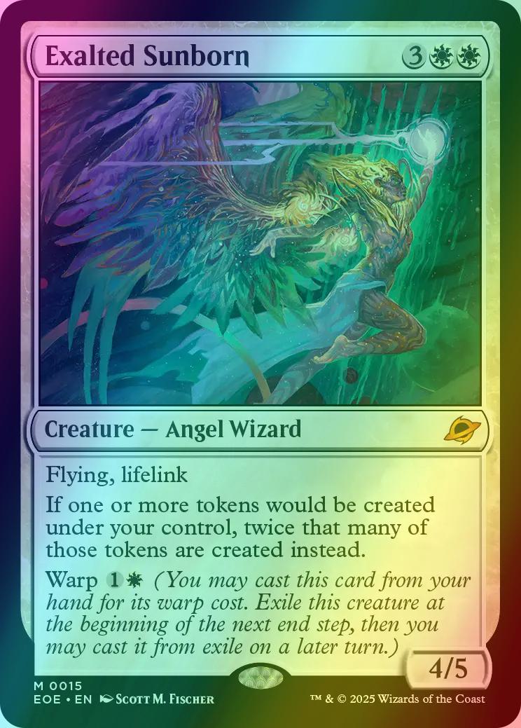 Exalted Sunborn [15] [Edge of Eternities] [Foil] – Face to Face Games