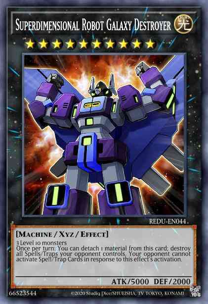 Superdimensional Robot Galaxy Destroyer - REDU-EN044 - Ultimate Rare - 1st Edition