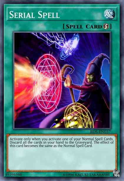 Serial Spell - DR3-EN097 - Rare - Unlimited