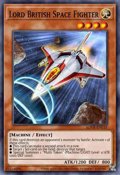 Lord British Space Fighter - SOVR-EN035 - Rare - Unlimited