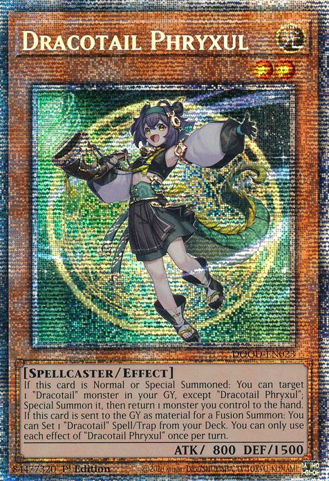 Dracotail Phryxul - DOOD-EN023 - Starlight Rare - 1st Edition