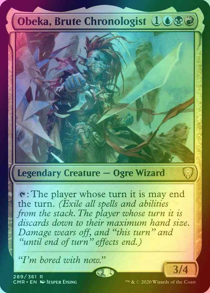 Obeka, Brute Chronologist [289] [Commander Legends] [Foil] – Face to Face  Games