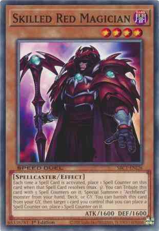 Skilled Red Magician - SBC1-ENI26 - Common - 1st Edition