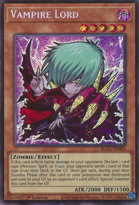 Vampire Lord - BLGG-EN004 - Secret Rare - 1st Edition