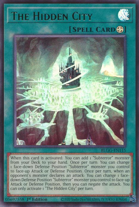 The Hidden City - BLGG-EN115 - Ultra Rare - 1st Edition