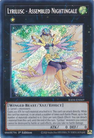 Lyrilusc - Assembled Nightingale - RA04-EN069 - Secret Rare - 1st Edition