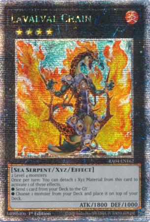 Lavalval Chain - RA04-EN162 - Quarter Century Secret Rare - 1st Edition