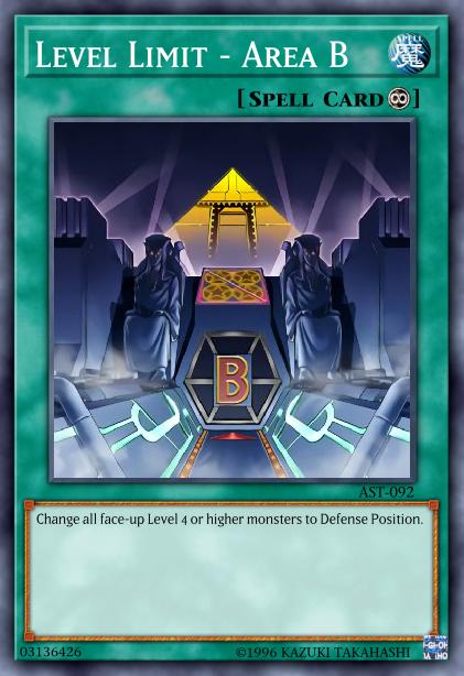 Level Limit - Area B - LCYW-EN279 - Common - 1st Edition